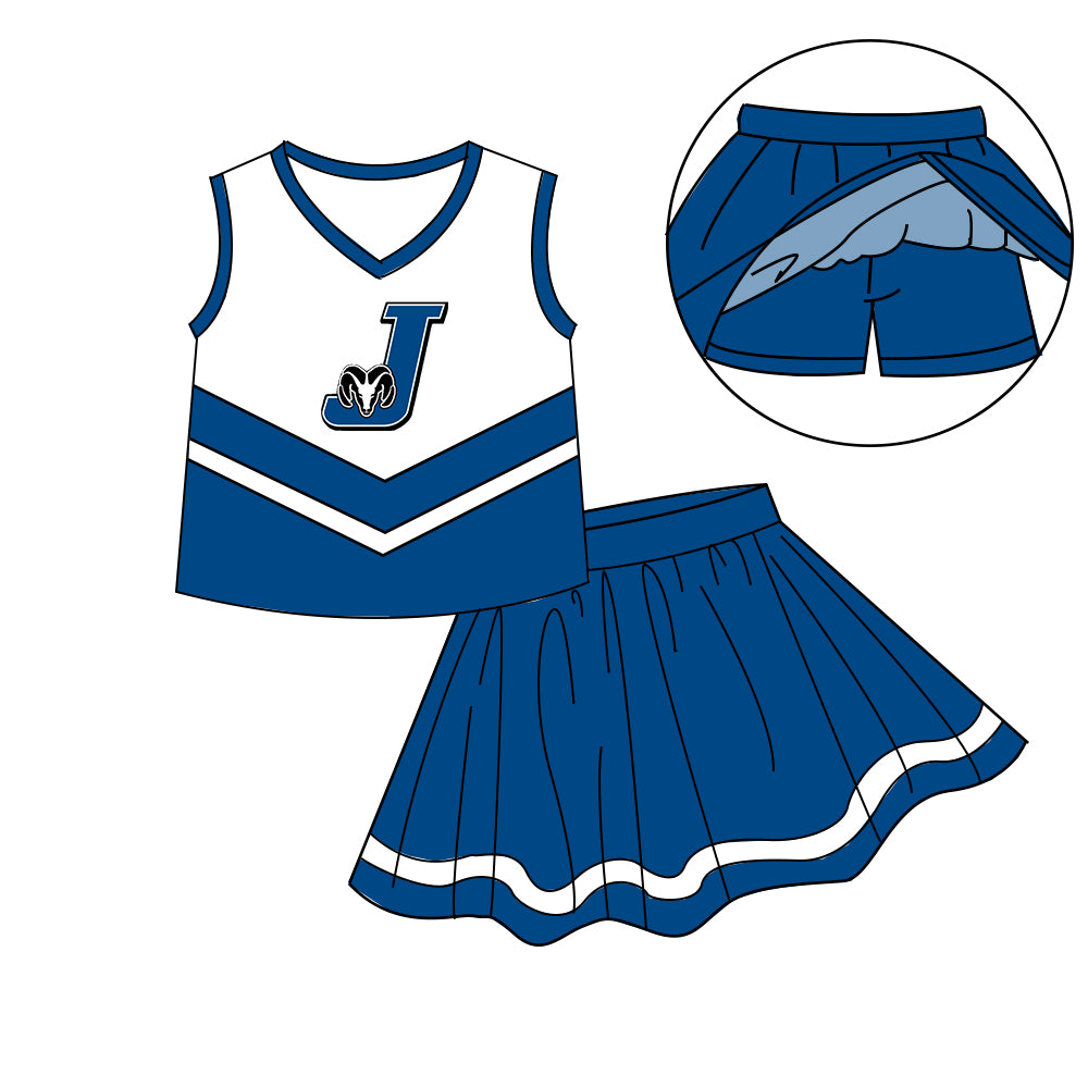 Custom baby girls Cheerleading dress set MOQ3 D 7.9