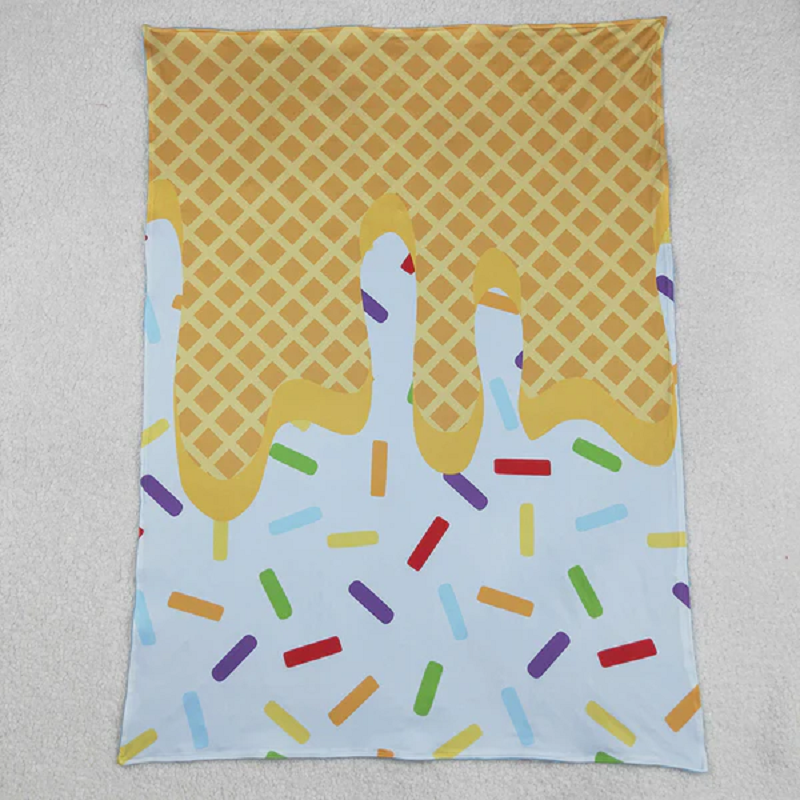 Sibling Baby Kids Team Sprinkles Drips Blankets D 6.17