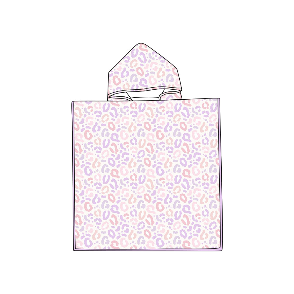 Custom colorful leopard print Towel D 7.31