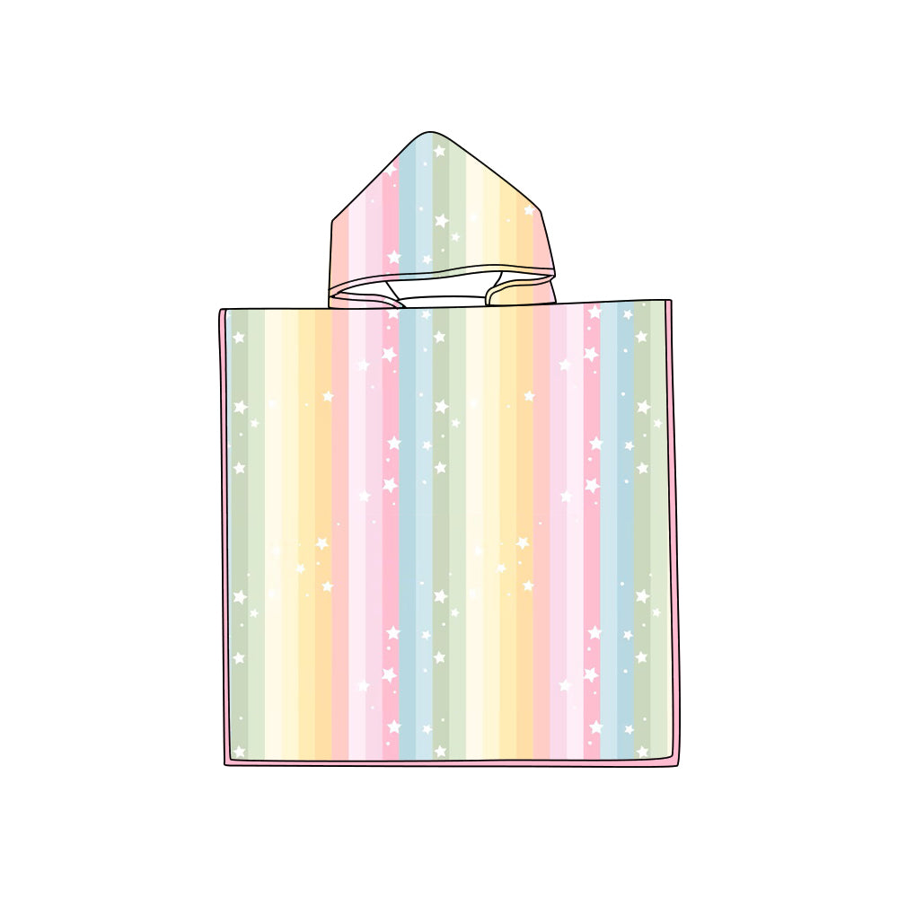 Custom rainbow stripes Towel D 7.31