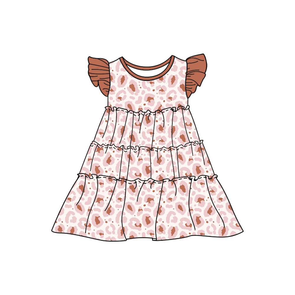 Custom short sleeve dress MOQ 3 4323