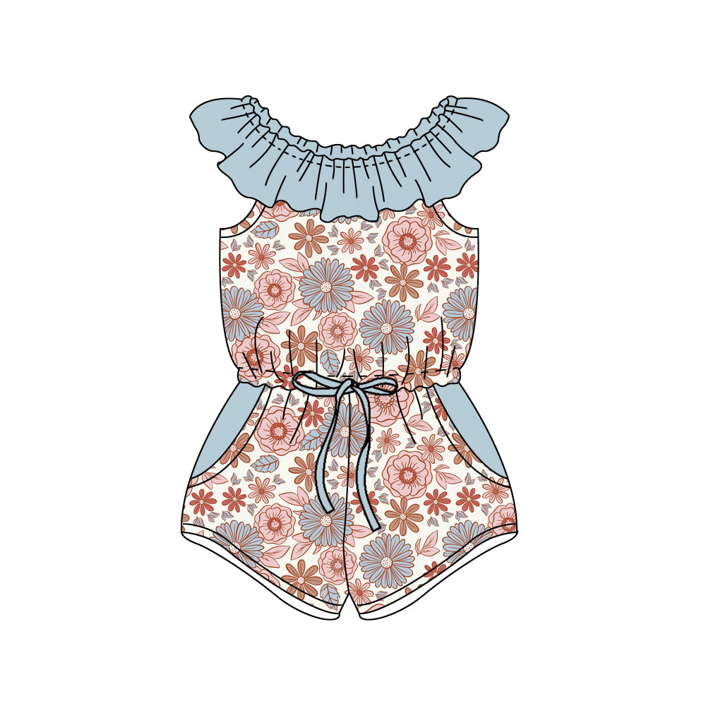 Custom baby girls jumpsuit 4323