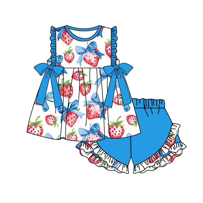 Custom baby girls short sleeve set D 7.31