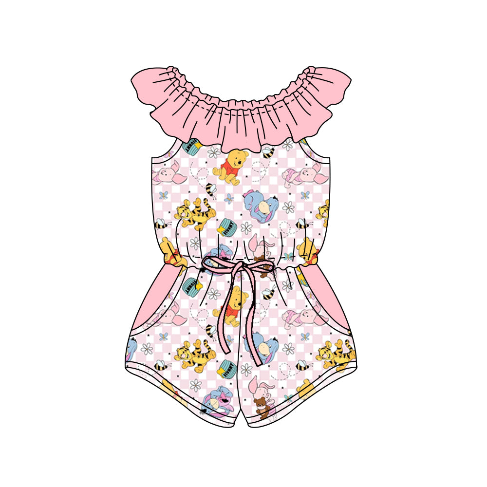 Custom baby girls jumpsuit 4402