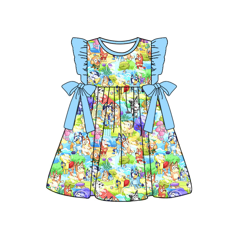 Custom short sleeve dress MOQ 3 4402