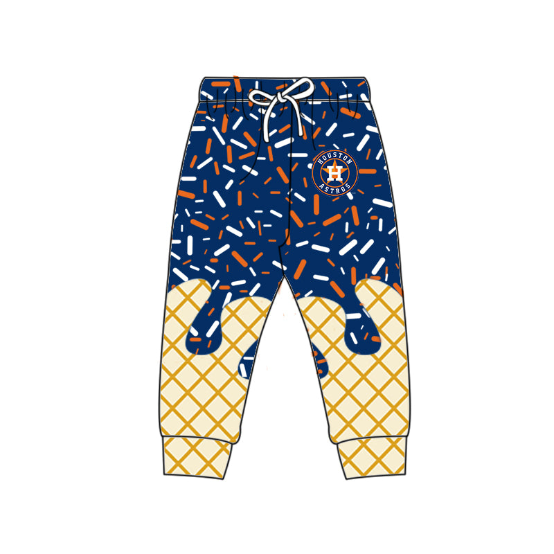Custom houston astros boys team pants D 8.8