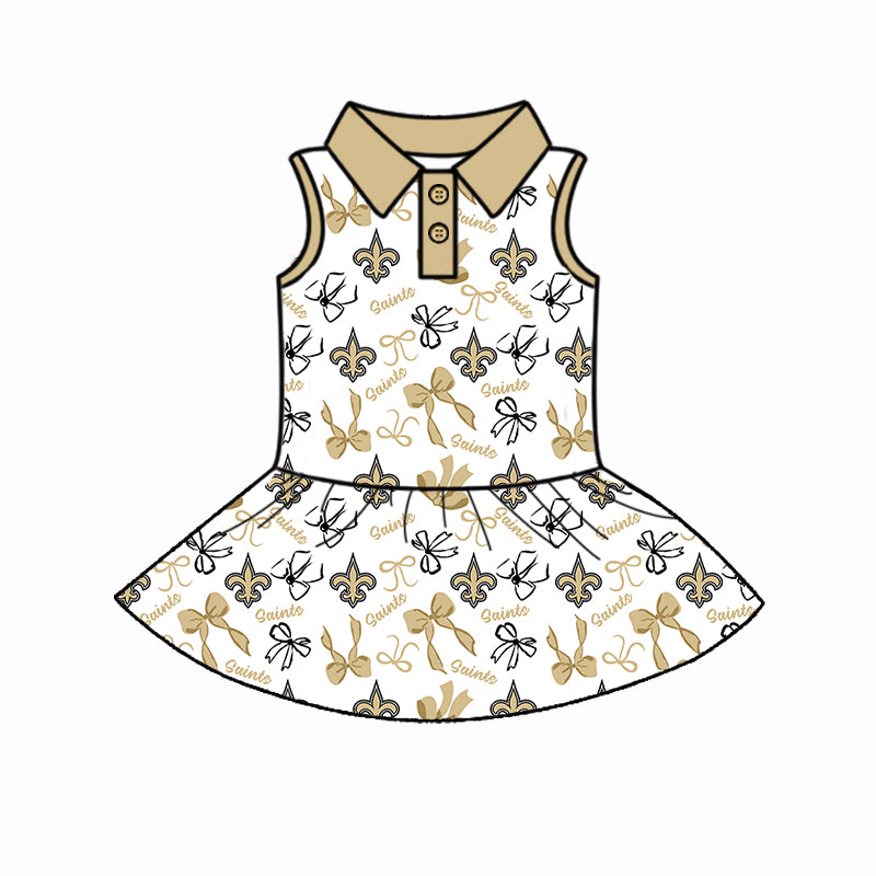 Custom Baby Girls team dress D 6.5