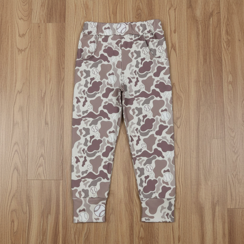 baseball camo joggers