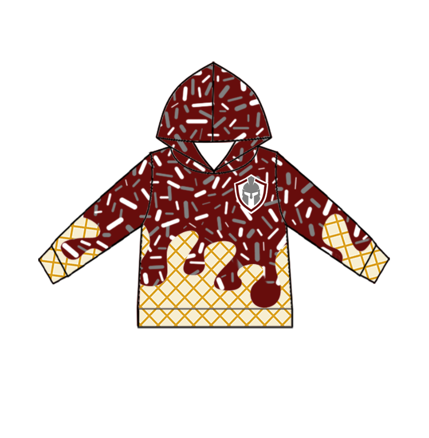 Custom Baby Boys McKinney-Cornerstone-Christian-Warriors Team Long Top D 7.23