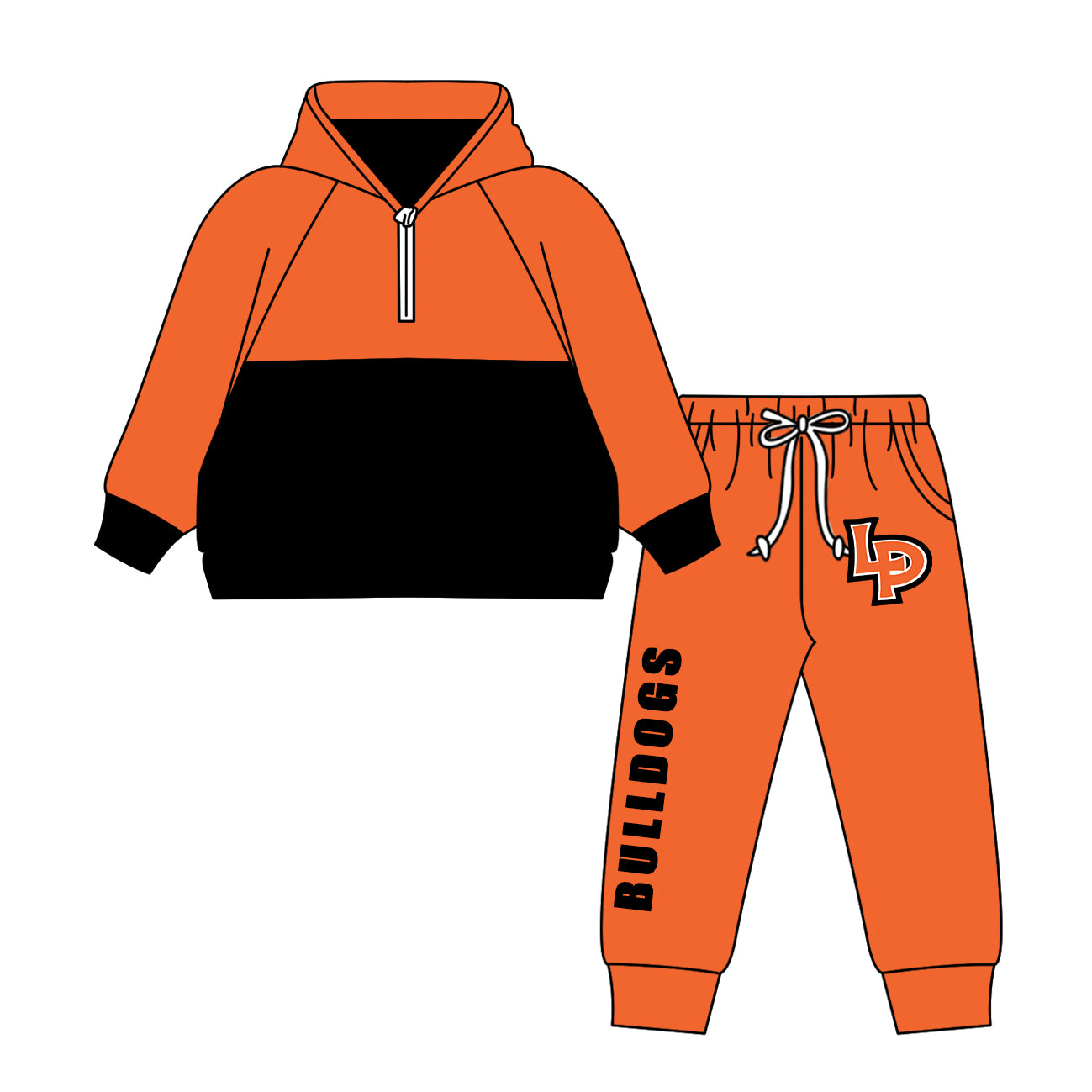 Custom baby boys Bulldogs Aztecs set MOQ5 D 823