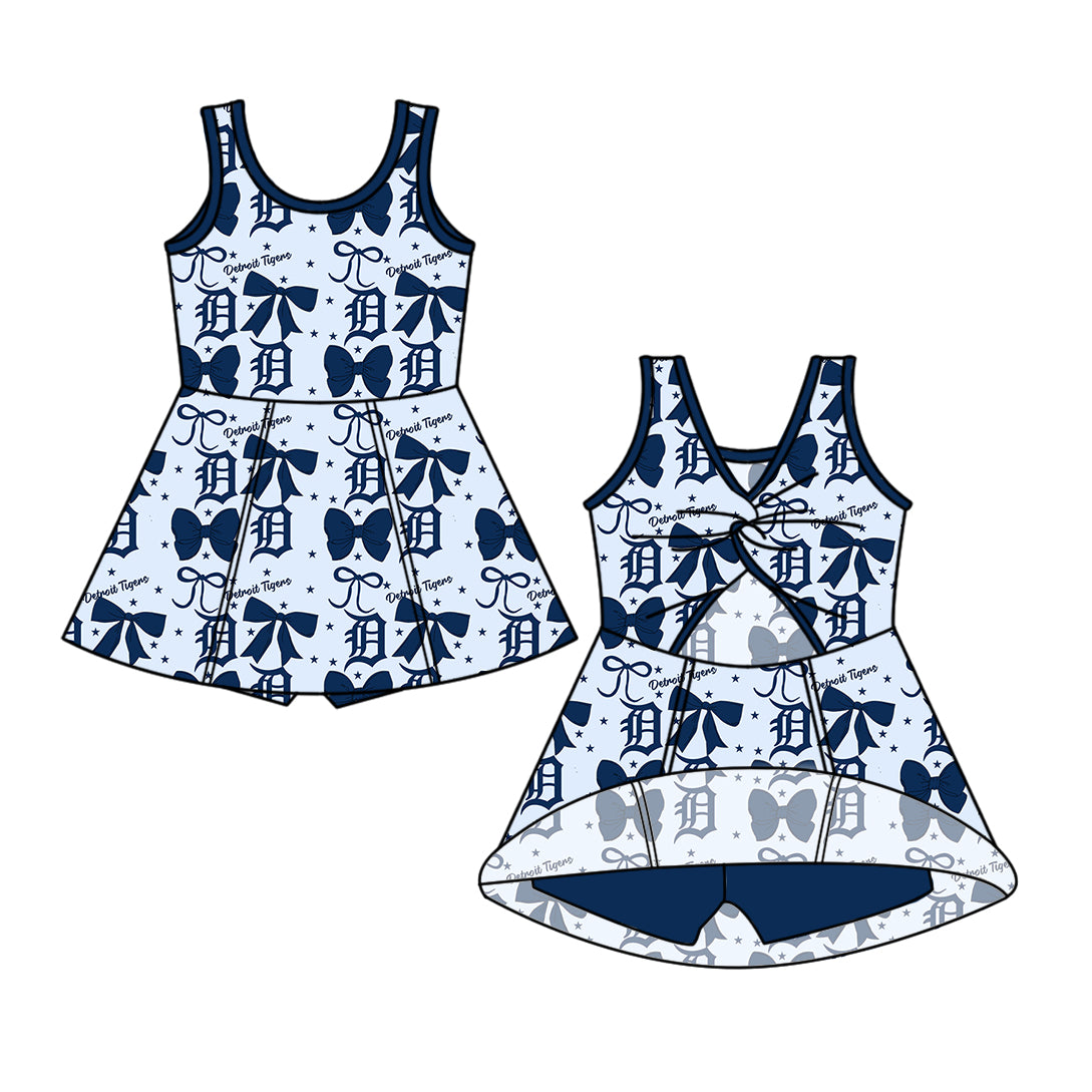 Custom Baby Girls Detroit Tigers dress D 6.20
