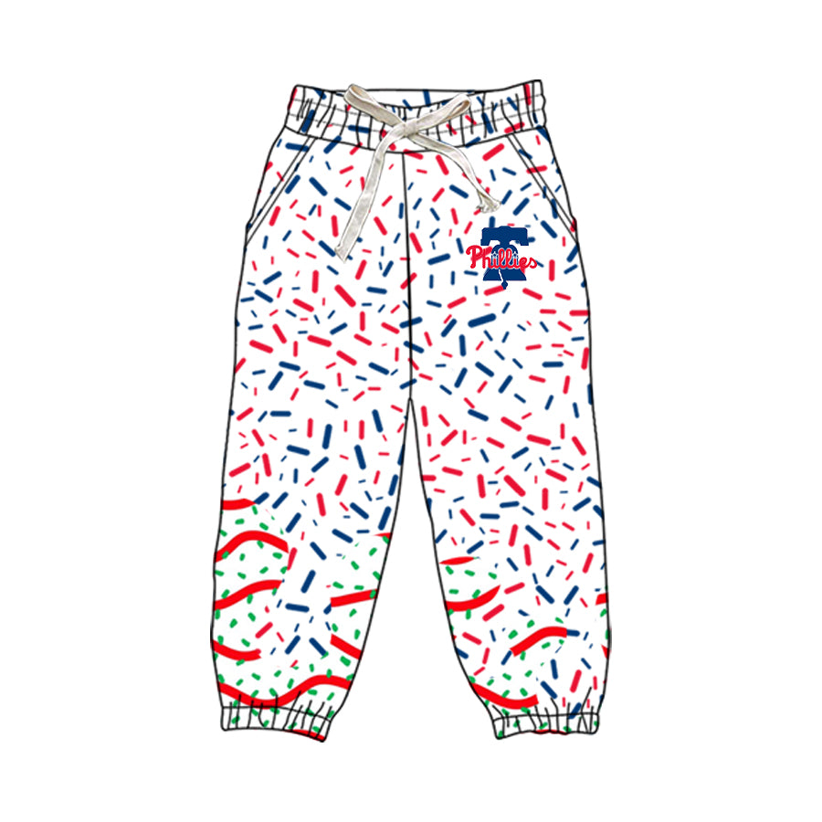 Custom philadelphia phillies boys team pants D 8.8