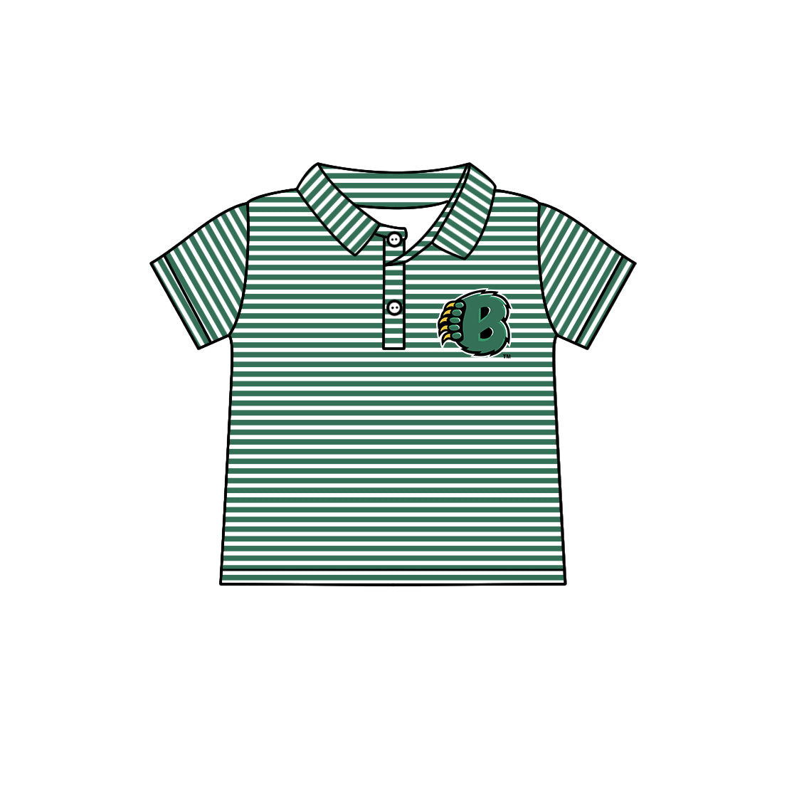 Custom children Baylor Bears team top D 6.23