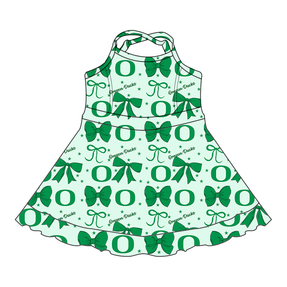Custom baby girl O team dress D 6.24