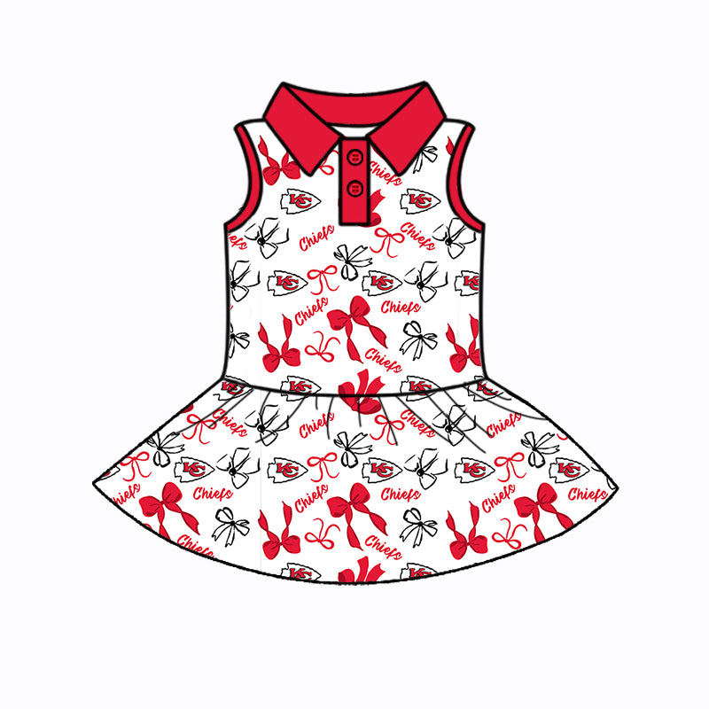 Custom Baby Girls team dress D 6.5