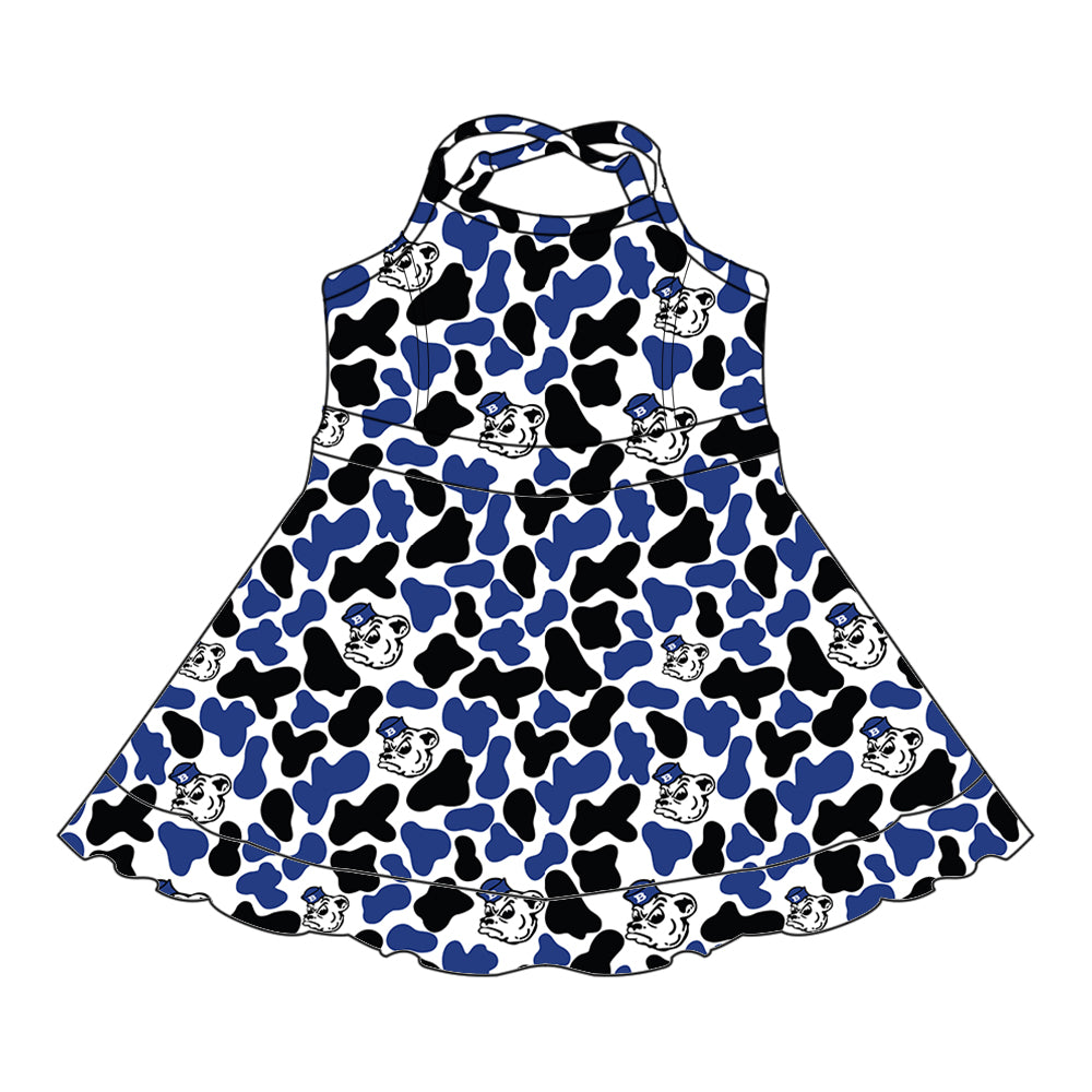 Custom Baby Girls Bears team dress D 8.4