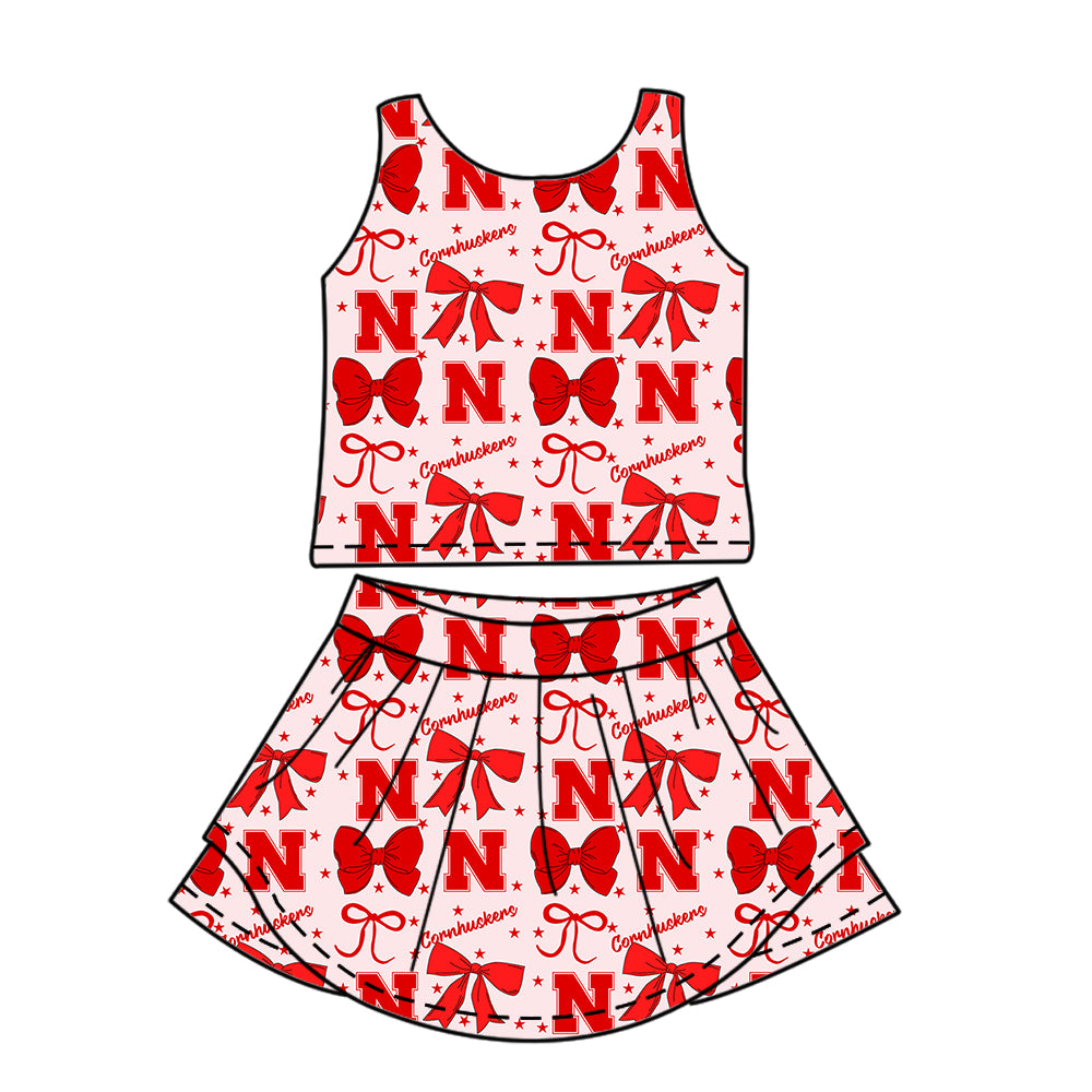 Custom baby girl Nebraska Cornhuskers team dress D 6.27