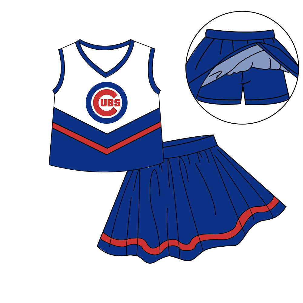 Custom baby girls Cheerleading dress set MOQ3 D 7.9