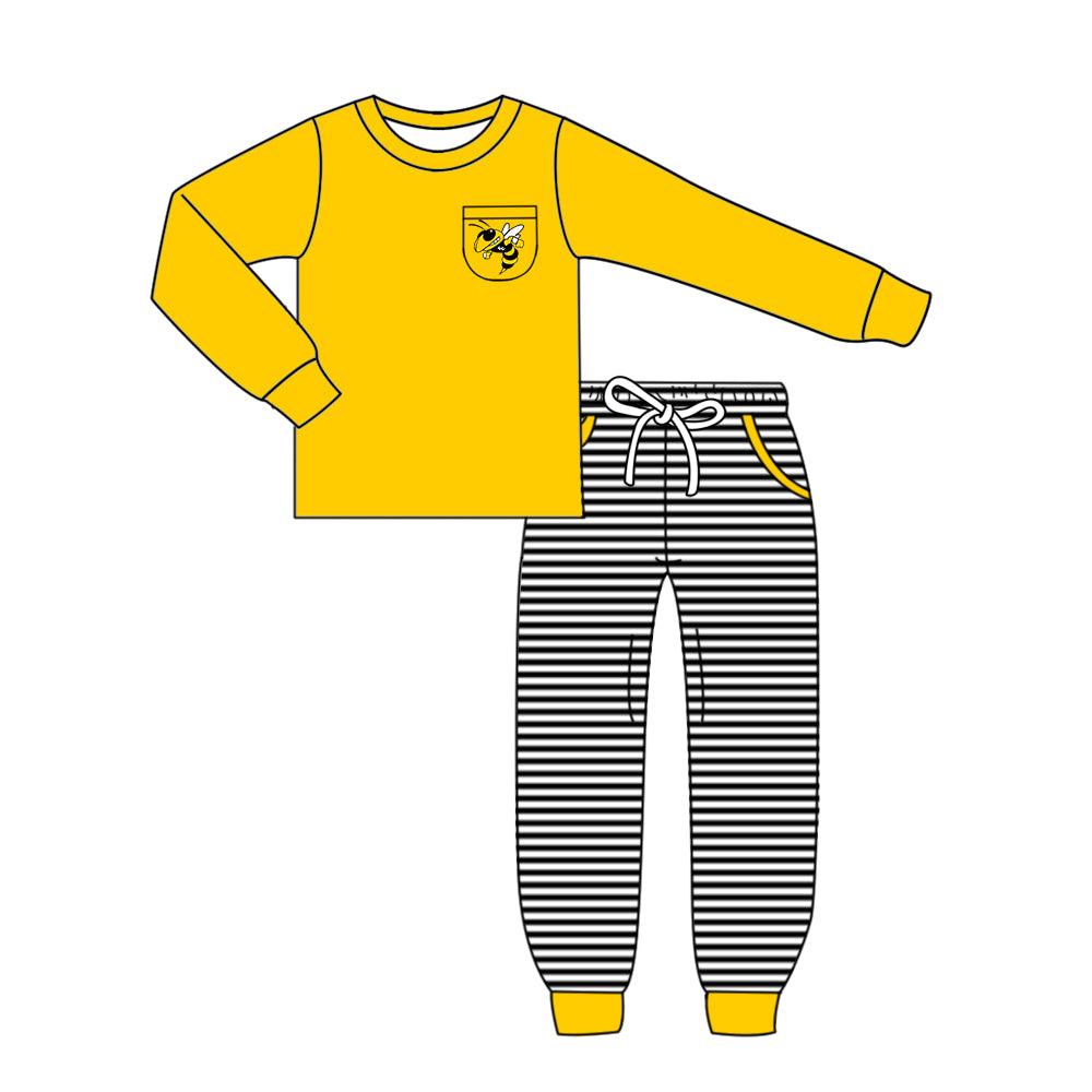 Custom baby boys Hornets set MOQ3 D 819