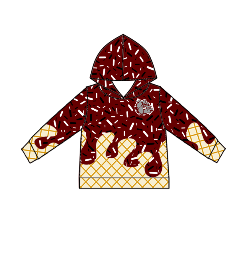 Custom Baby Boys Bulldogs Team Long Top D 8.1