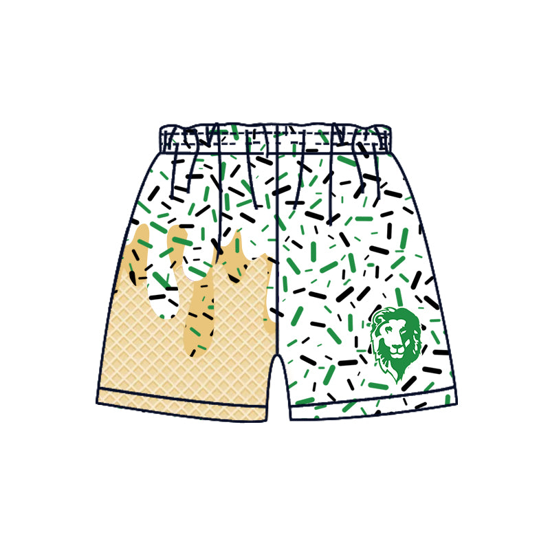 Custom Baby Boys Lions Team Sports Shorts D 8.1