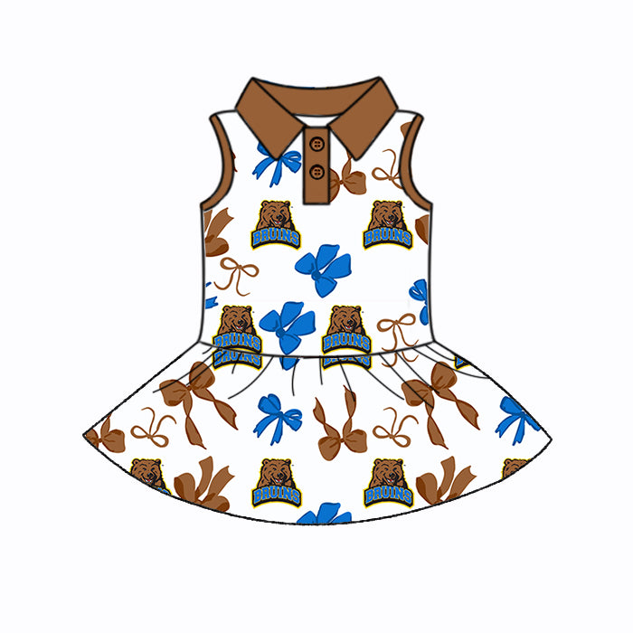 Custom Baby Girls ball team dress D 5.24