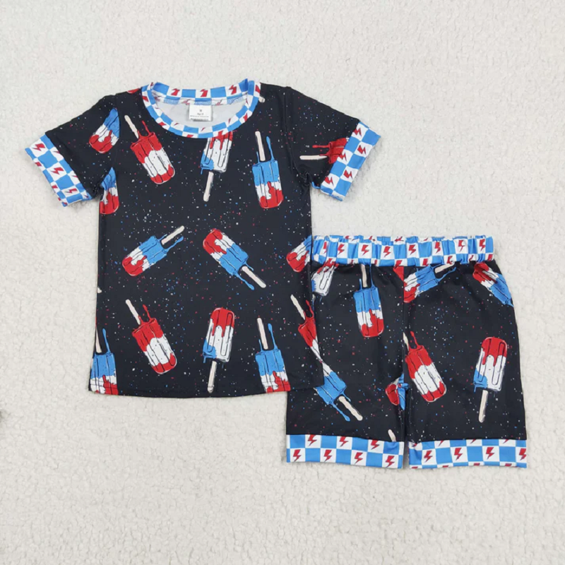 Match Baby Boys Short Sleeve Camo Ducks Tee Shirt Top Shorts Pajamas Clothes Sets D 5.22