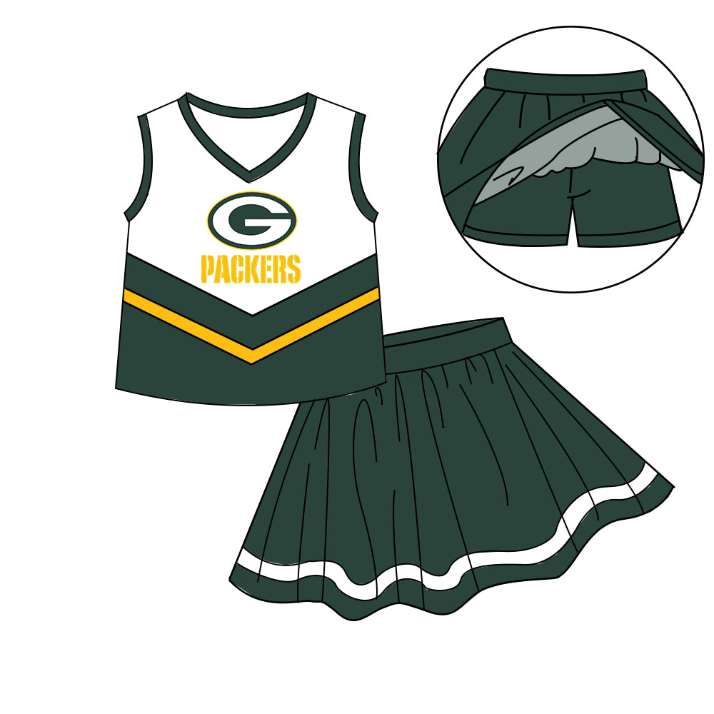 Custom baby girls Cheerleading dress set MOQ3 D 7.10
