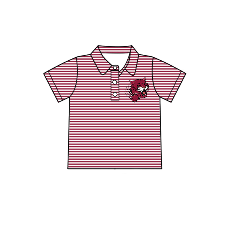 Custom Kids Boys Wildcats team Shirt Top D 7.24