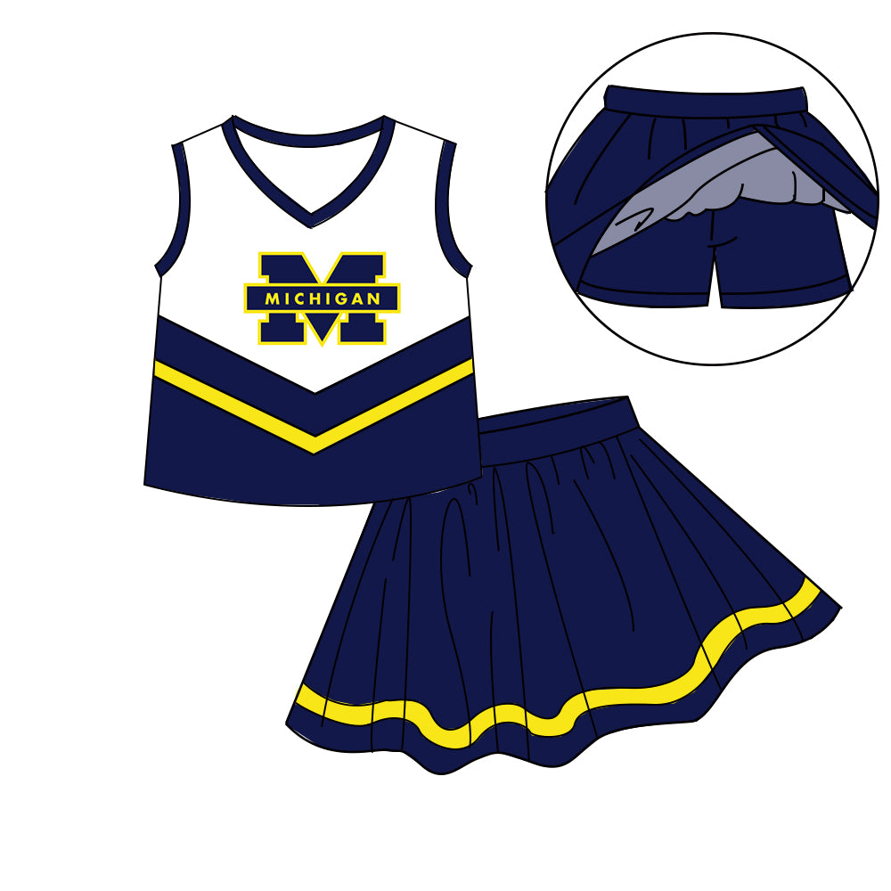 Custom baby girls Cheerleading dress set MOQ3 D 7.10