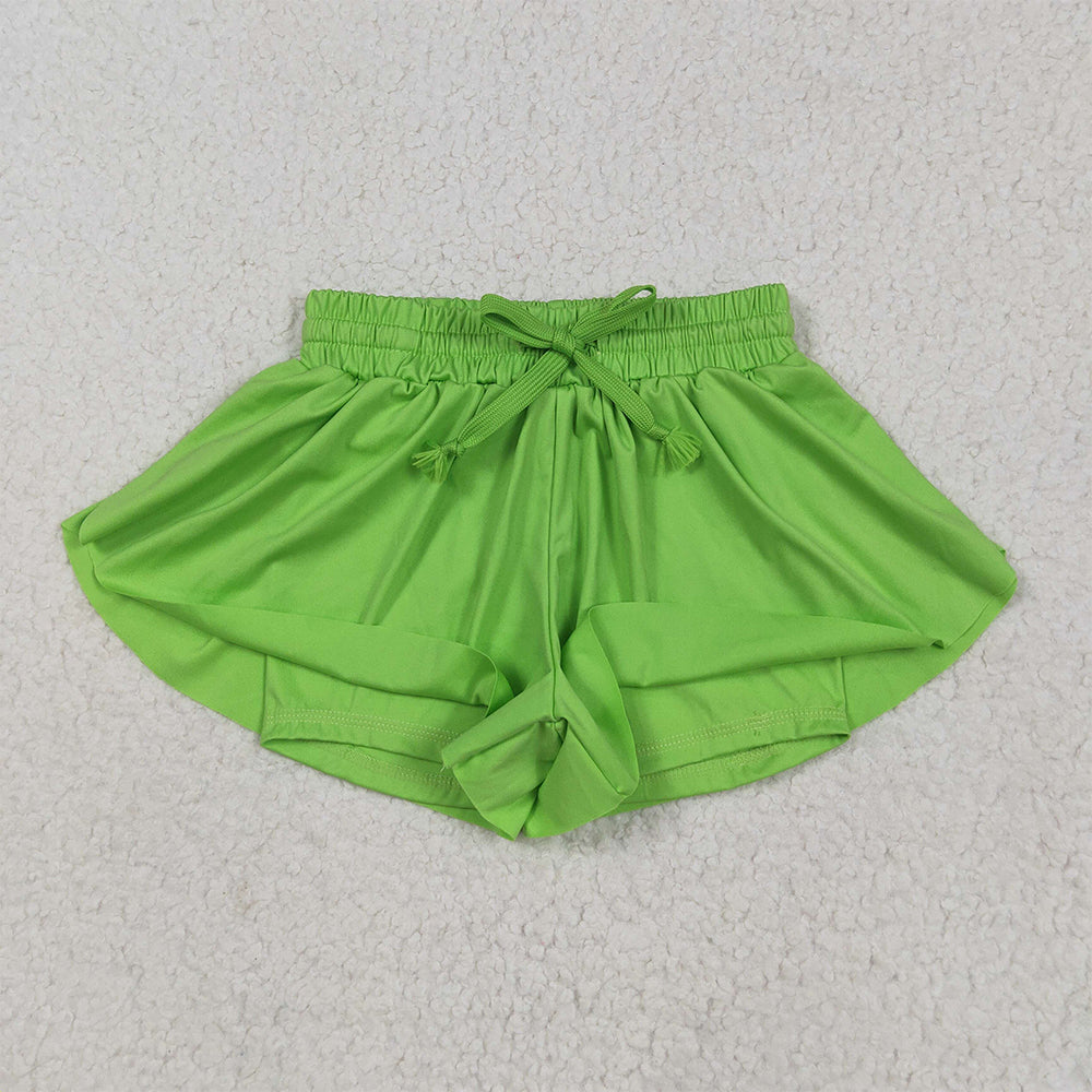 SS0548 Baby Girls Green Skort Shorts Bottoms D 5.8