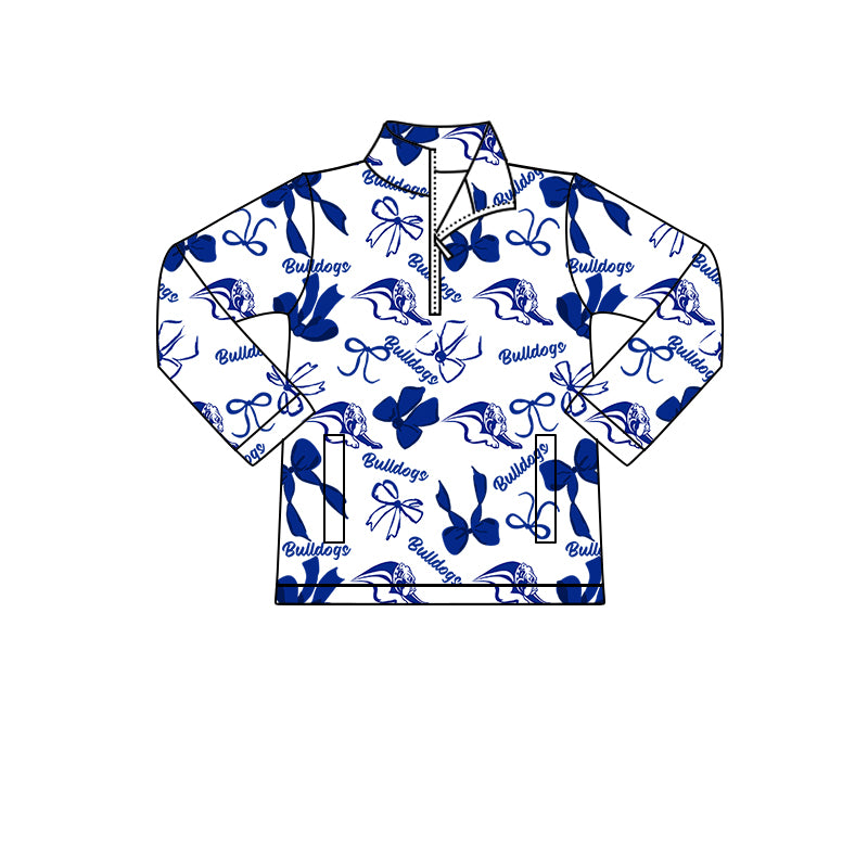 Custom Baby Boys Bulldogs Team Long Top D 8.9