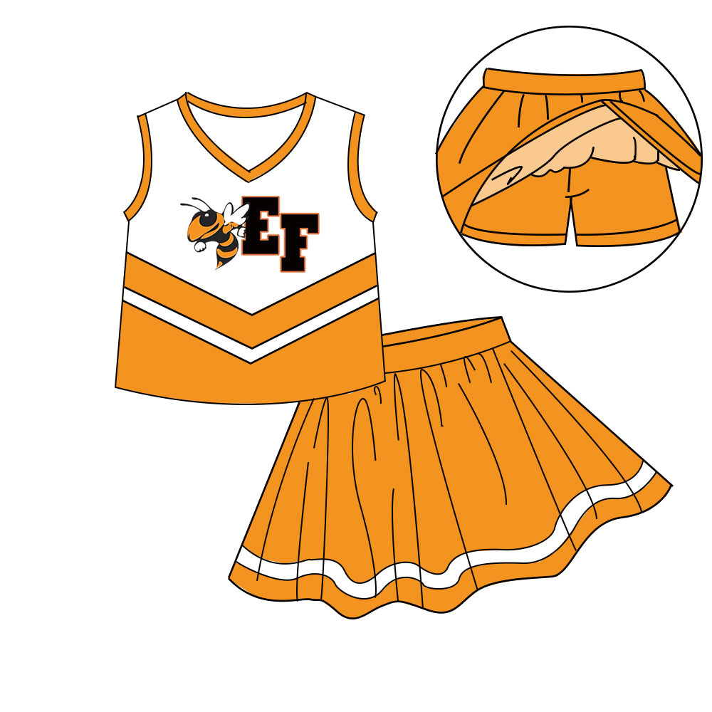 Custom baby girls Cheerleading dress set MOQ3 D 7.11