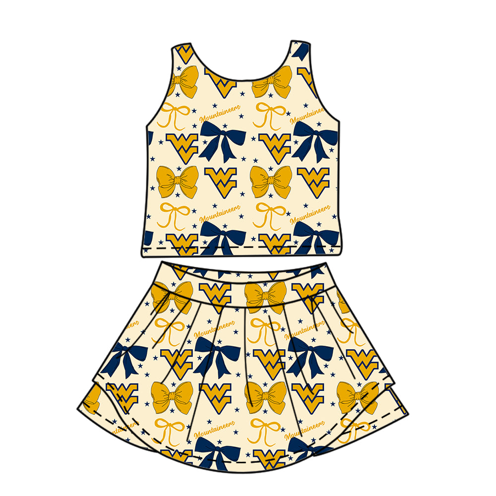 Custom baby girl W team dress set D 6.24