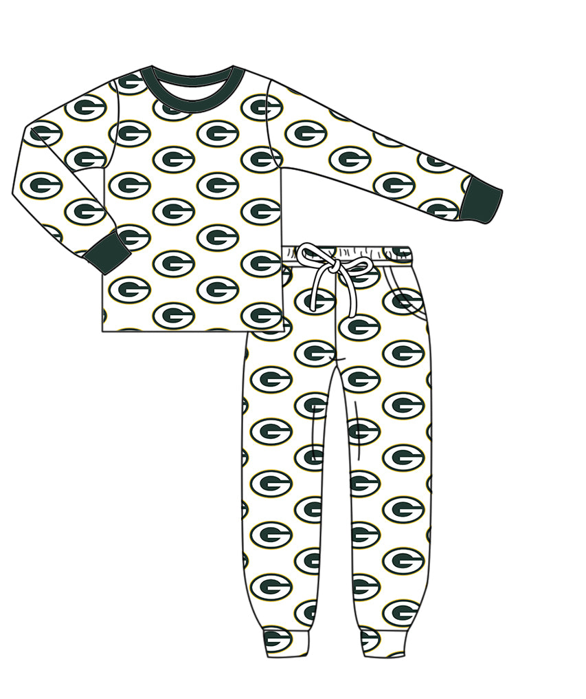 Custom baby boys PACKERS set MOQ3 D 8.6