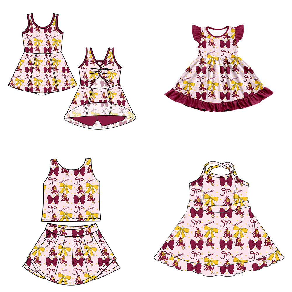 Custom baby girl A team dress D 6.24