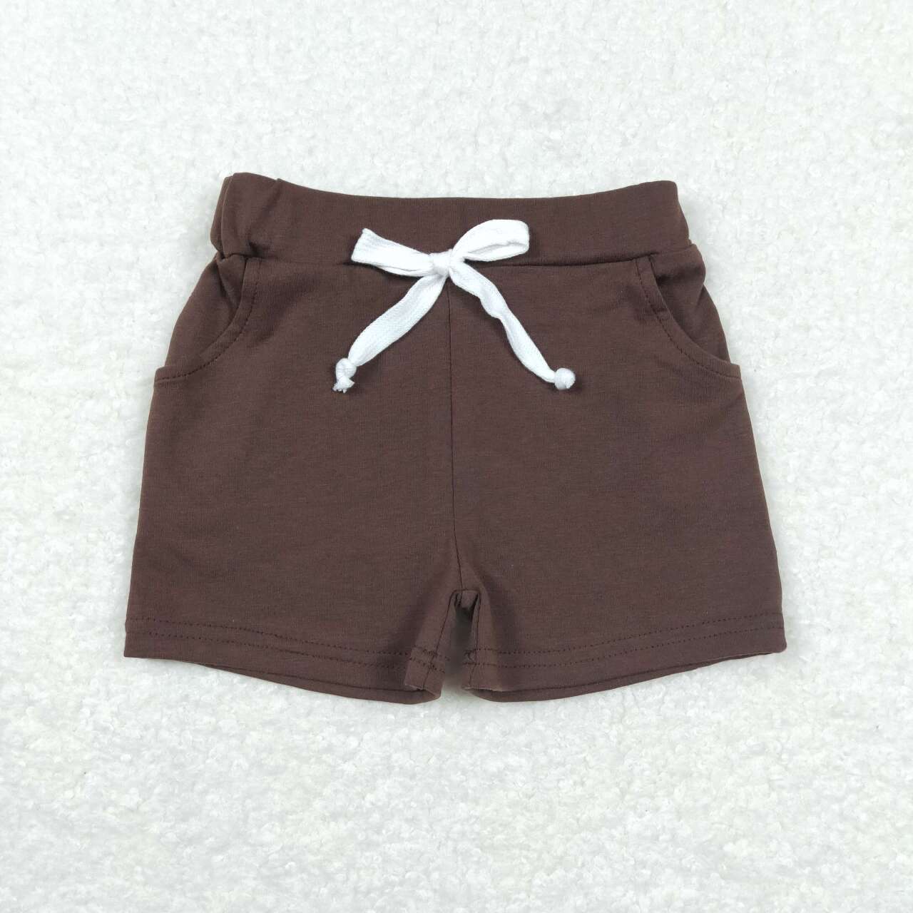 SS0134 brown pocket shorts D 5.6