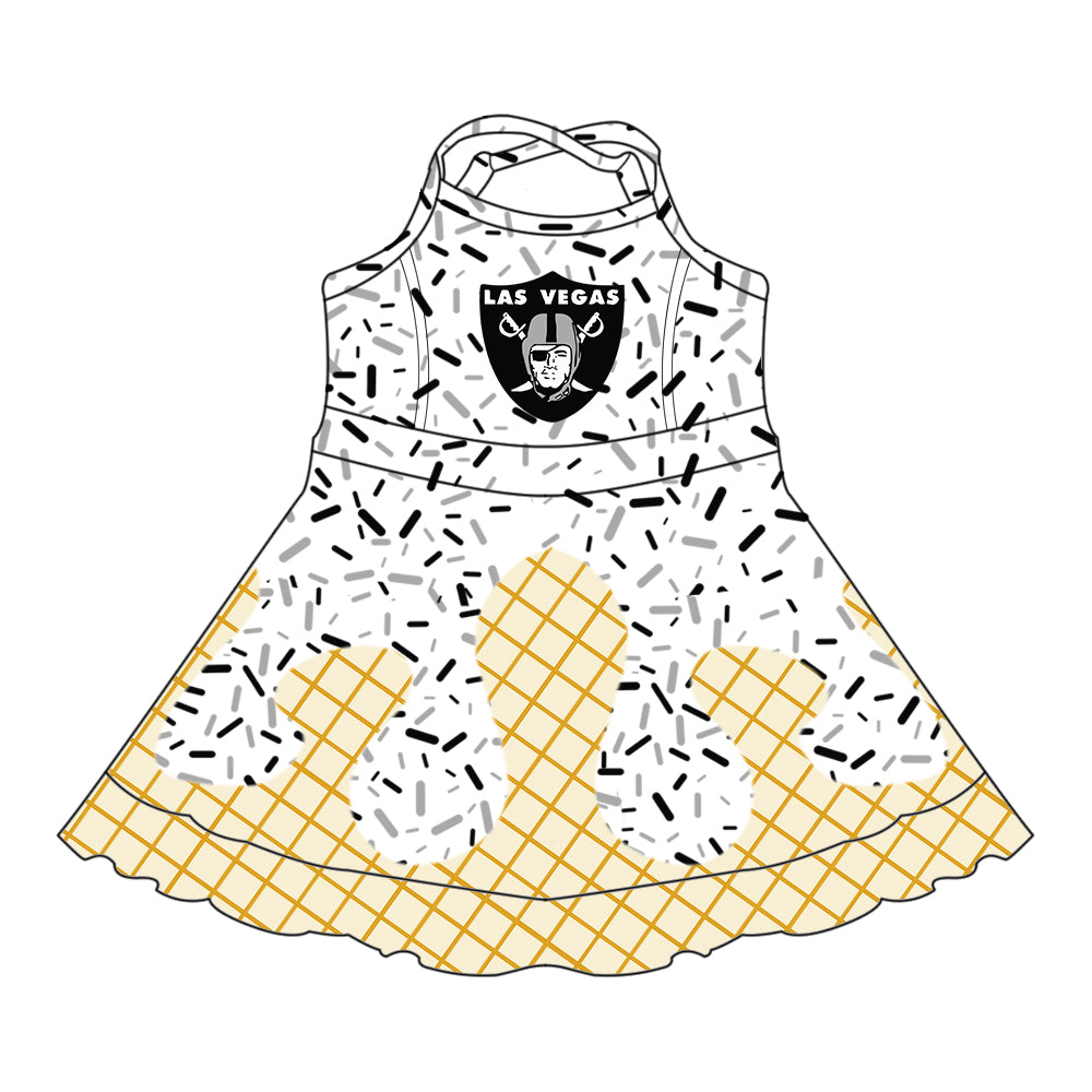 Custom Baby Girls RAIDERS team dress D 6.12