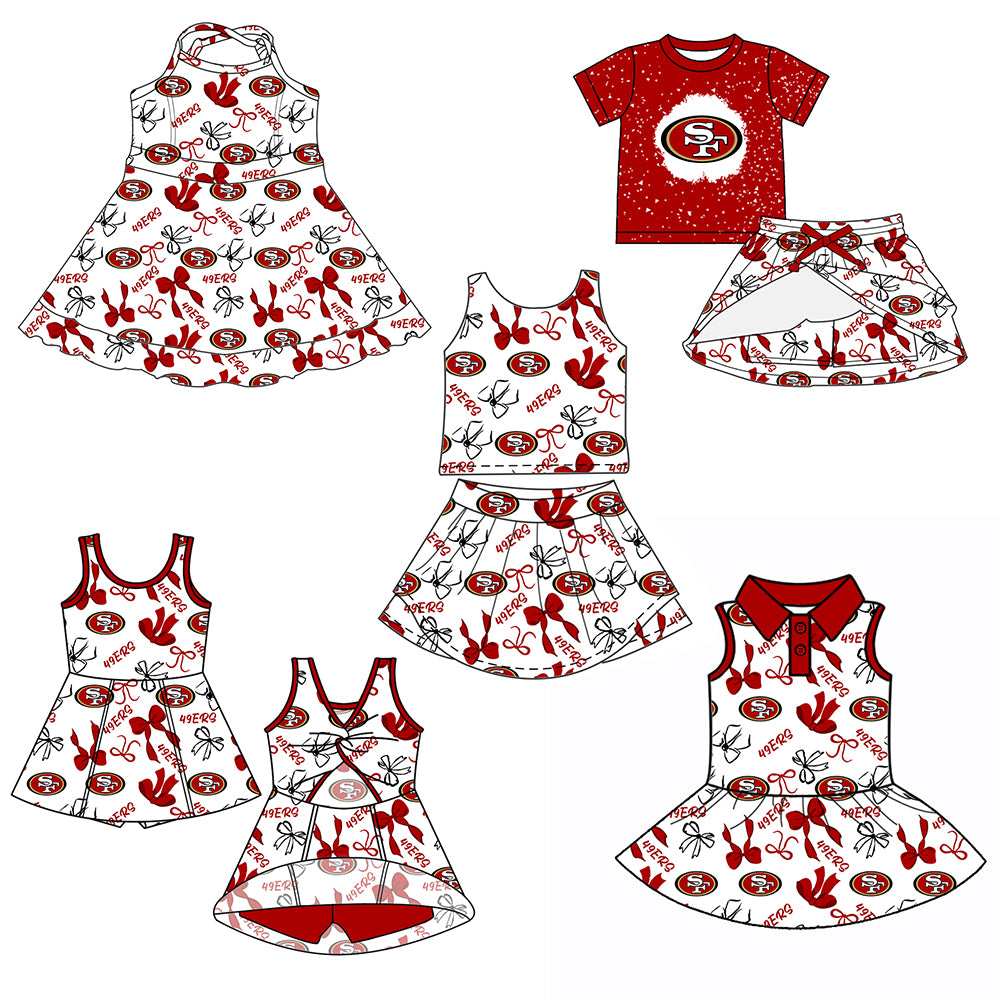 Custom Baby Girls team dress set D 6.6