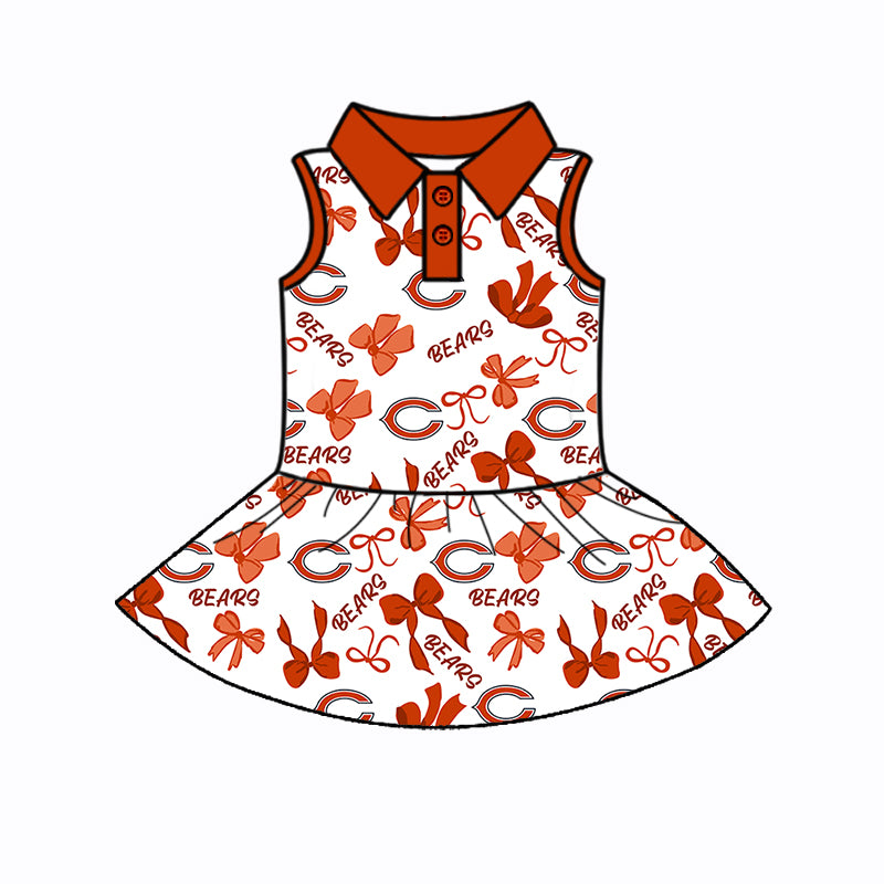 Custom Baby Girls team dress D 6.5