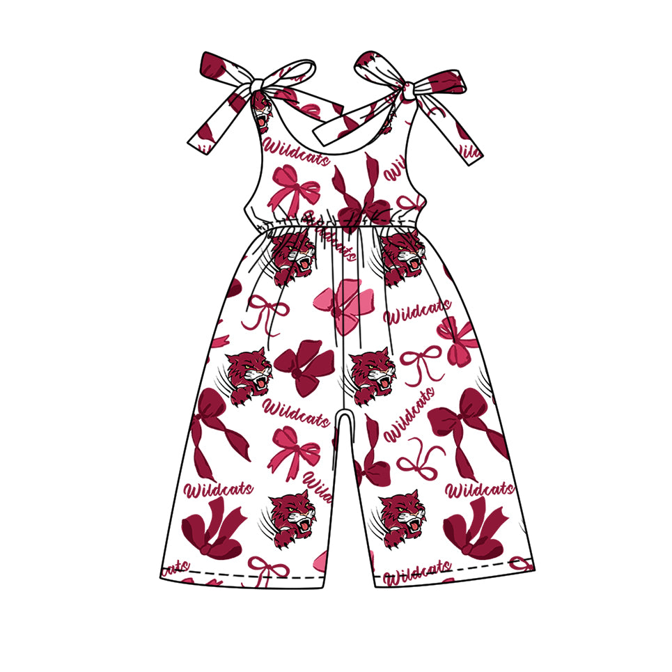 Custom baby girls Wildcats team jumpsuit MOQ3 D 7.24