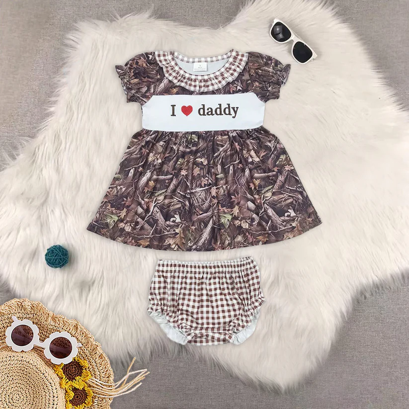 Match Embroidery short-sleeved sets and briefs sets D 5.22