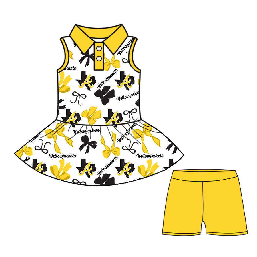 Custom baby boys Yellowjackets set MOQ3 D 8.8