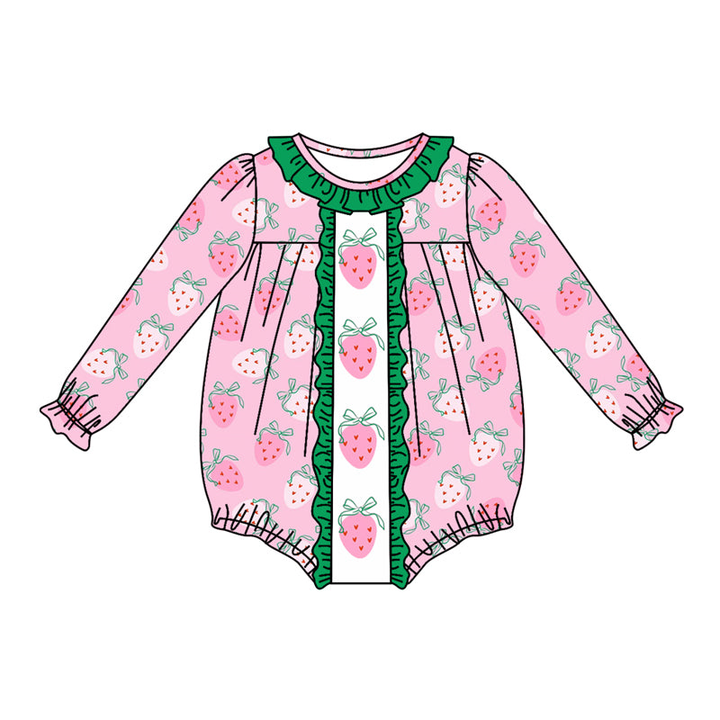 custom baby girls long romper MOQ 3 8.1