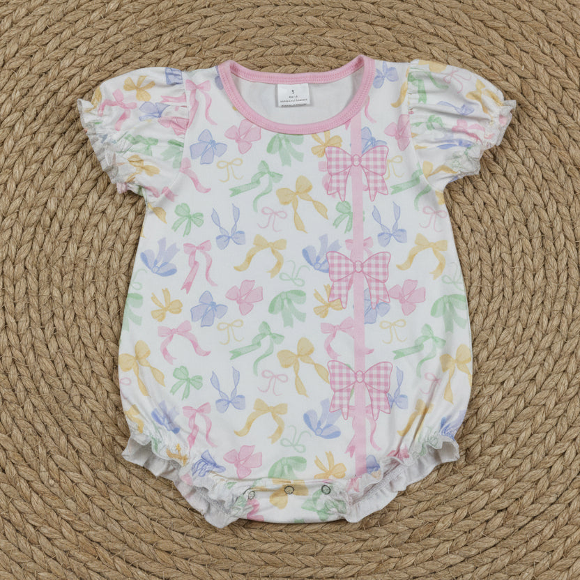 SR3672 colorful coquette bubble romper baby girl clothes