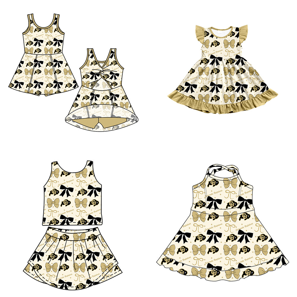 Custom baby girl C team dress set D 6.24