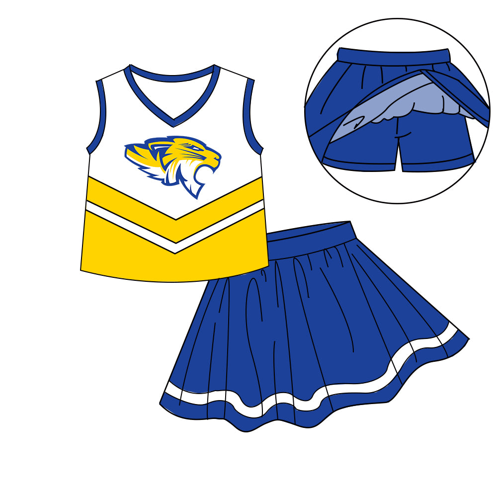 Custom baby girls Cheerleading dress set MOQ3 D 7.10