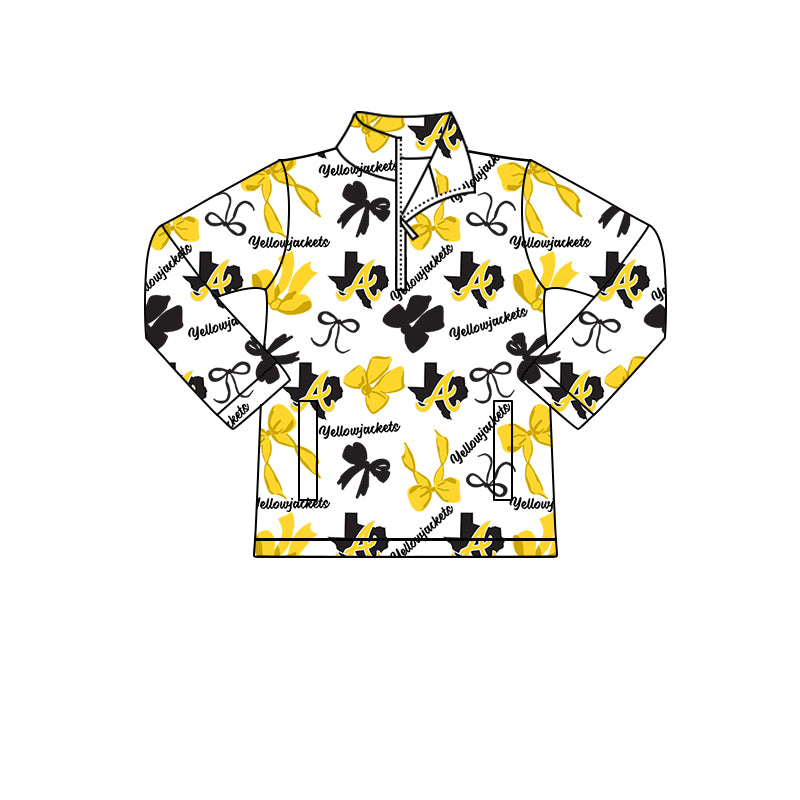 Custom Baby Boys Yellowjackets Team Long Top D 8.8