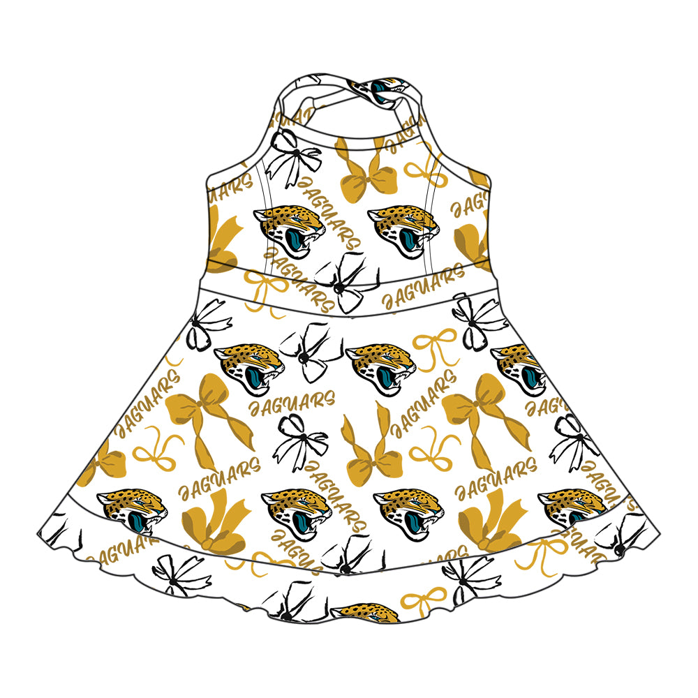 Custom Baby Girls JAGUARS team dress D 6.12