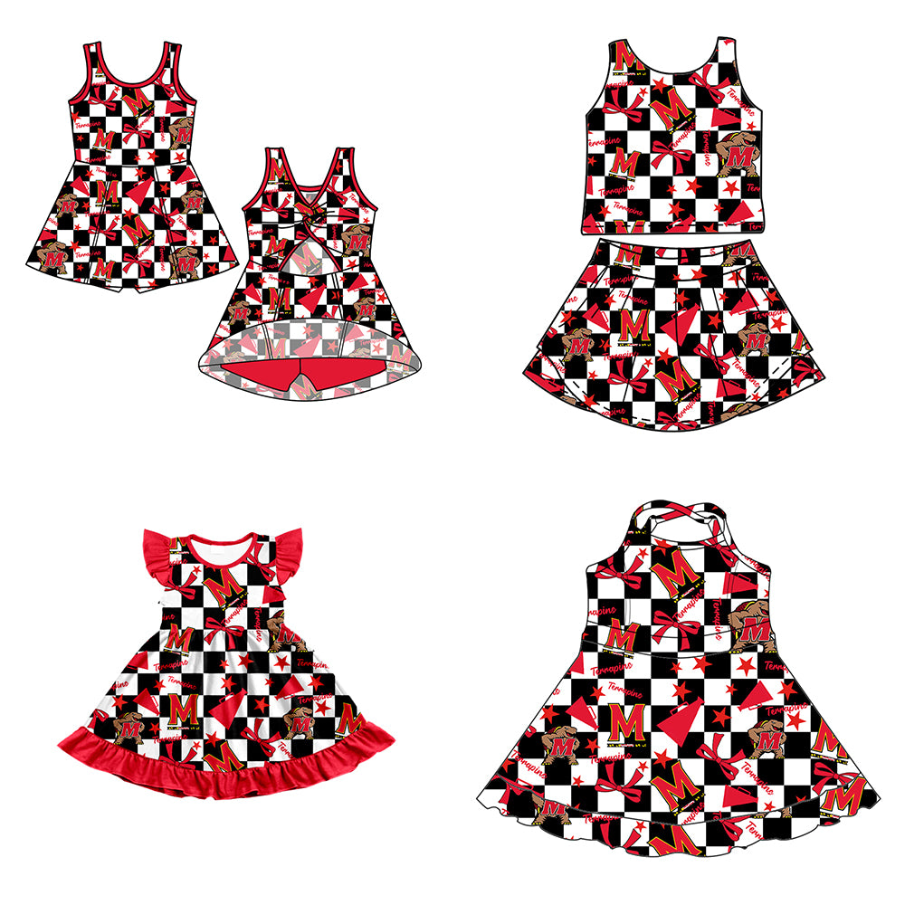 Custom baby girl Maryland Terrapins team dress D 6.30